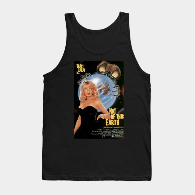 Classic Sci-Fi Movie Poster - Not of This Earth Tank Top by Starbase79